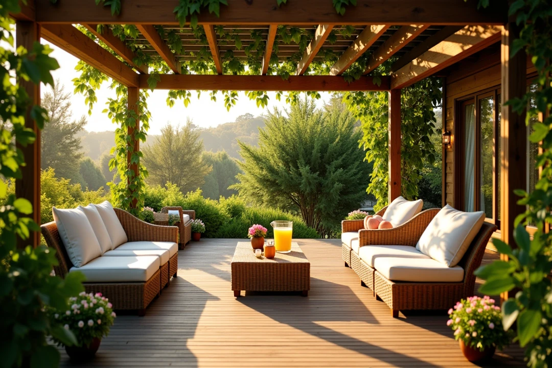 Terrasse avec pergola : une solution confortable pour les vacanciers