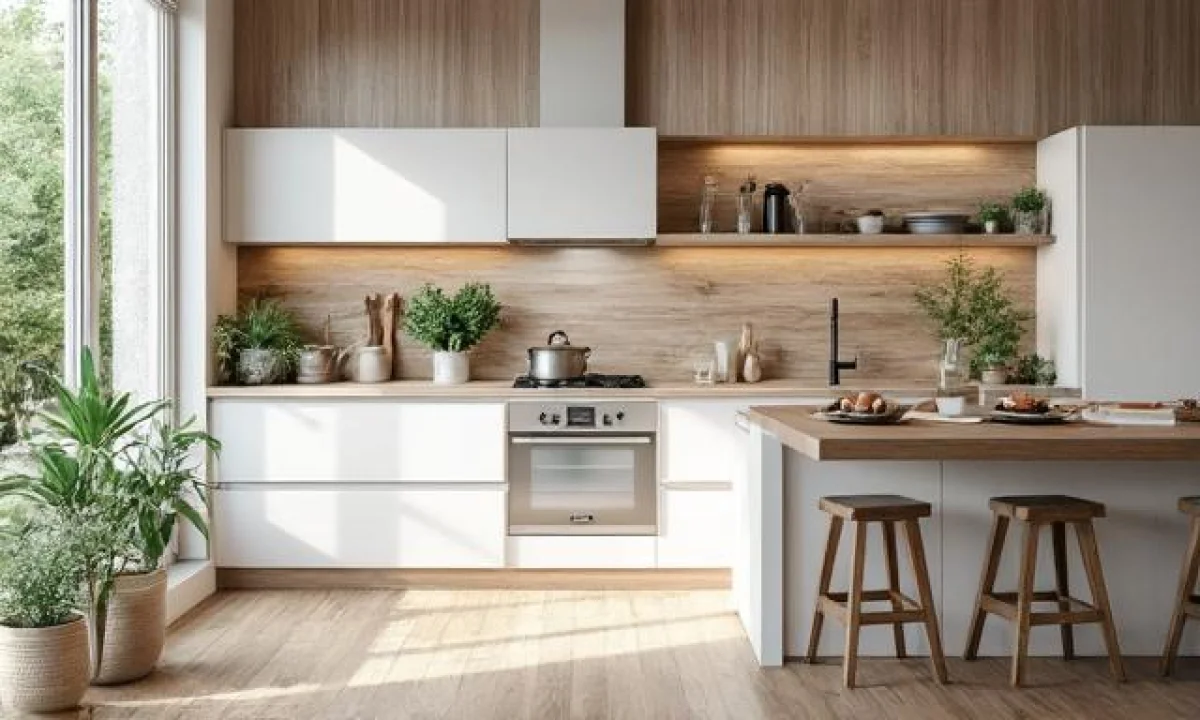 Cuisine blanche et bois : les associations qui cartonnent en 2026