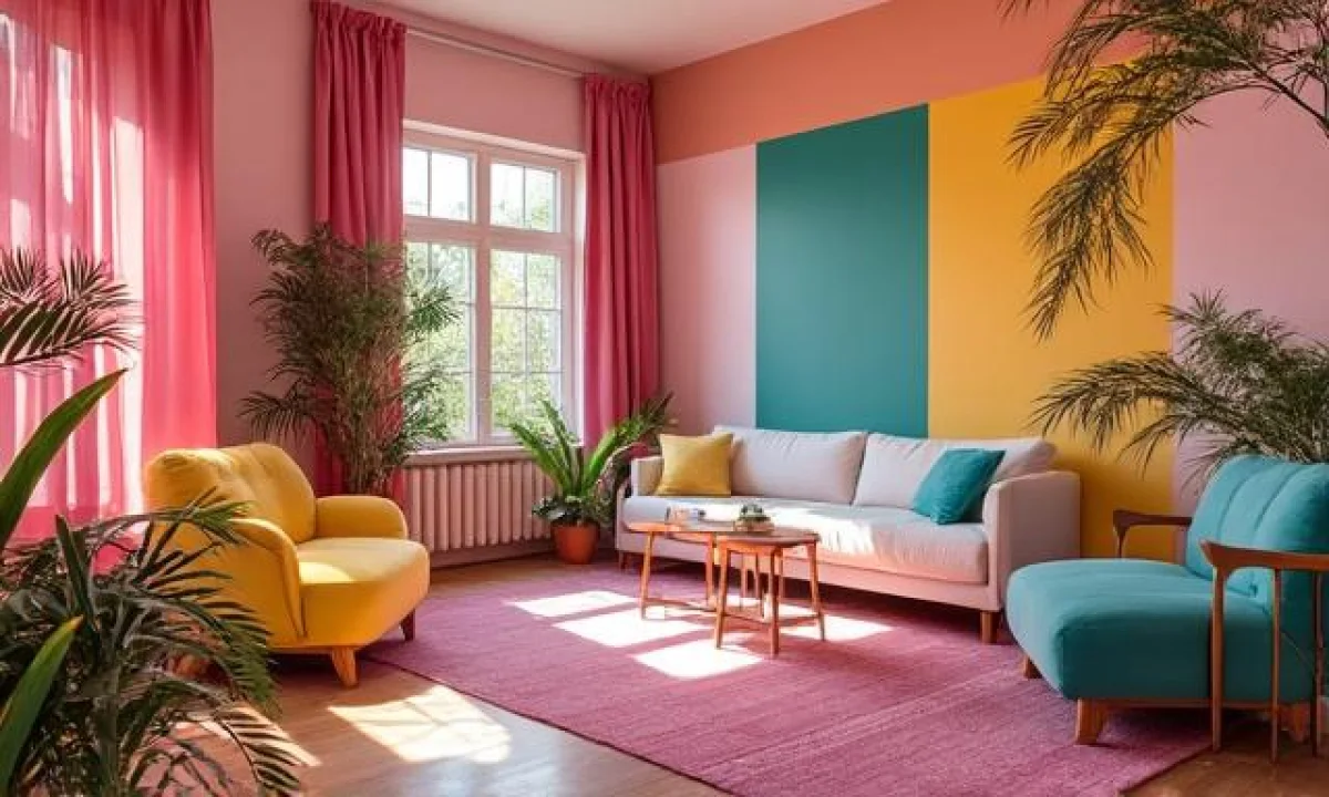 Tendances décoration 2026 : les couleurs des années 80 s'imposent