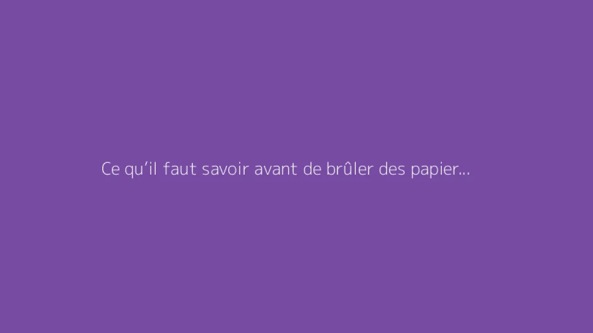 Ce qu’il faut savoir avant de brûler des papiers dans son jardin
