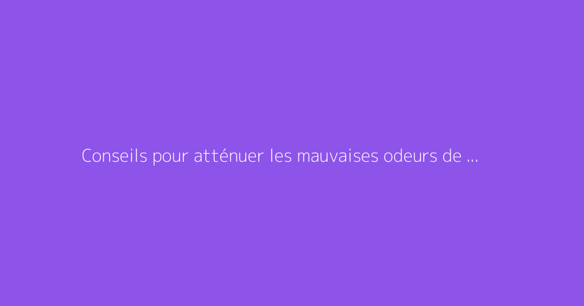 Conseils pour atténuer les mauvaises odeurs de suie dans une cheminée