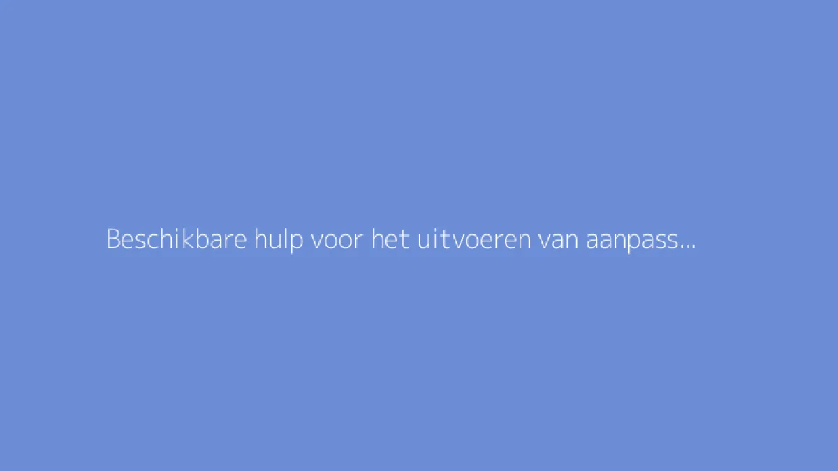 Beschikbare hulp voor het uitvoeren van aanpassingswerkzaamheden aan seniorenwoningen