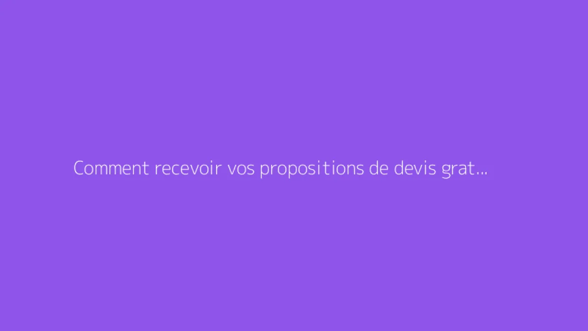 Comment recevoir vos propositions de devis gratuits avec Proxichantier