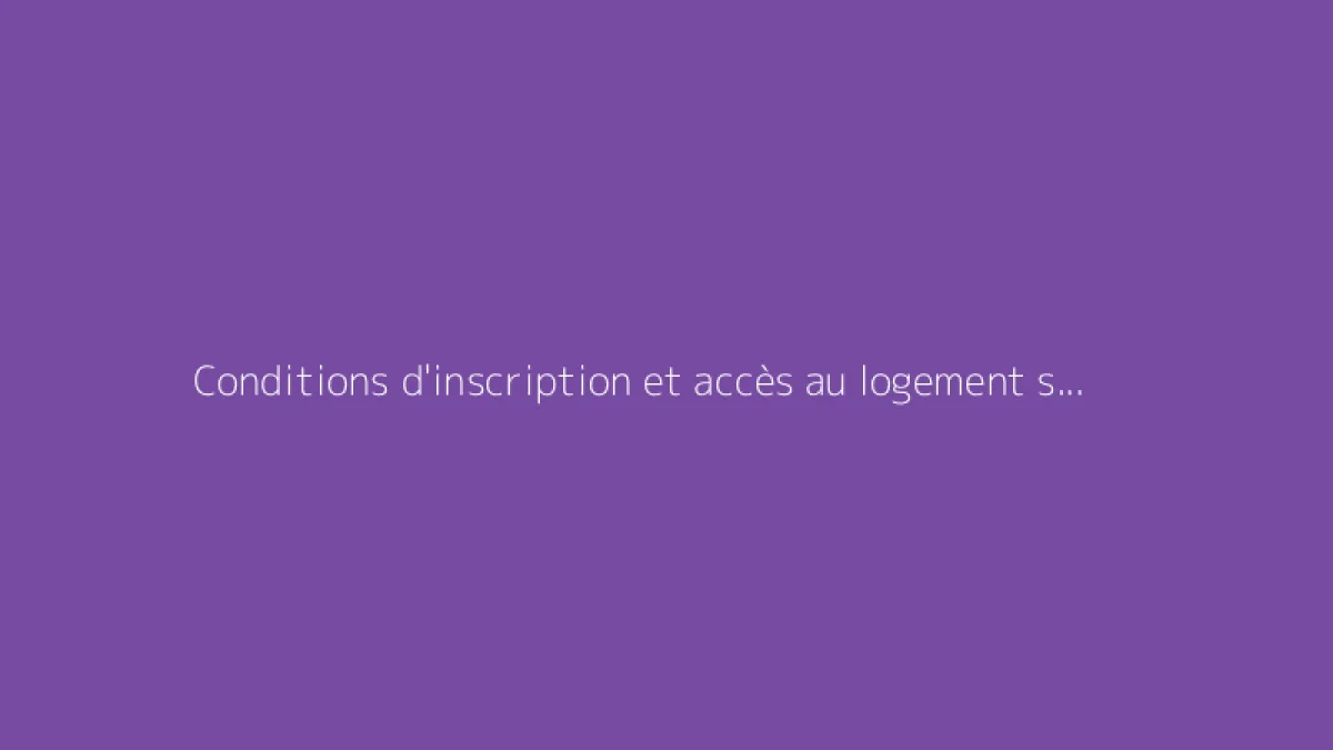 Conditions d'inscription et accès au logement social Syplo