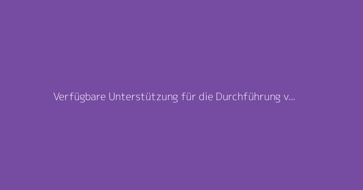 Verfügbare Unterstützung für die Durchführung von Wohnungsanpassungen für Senioren